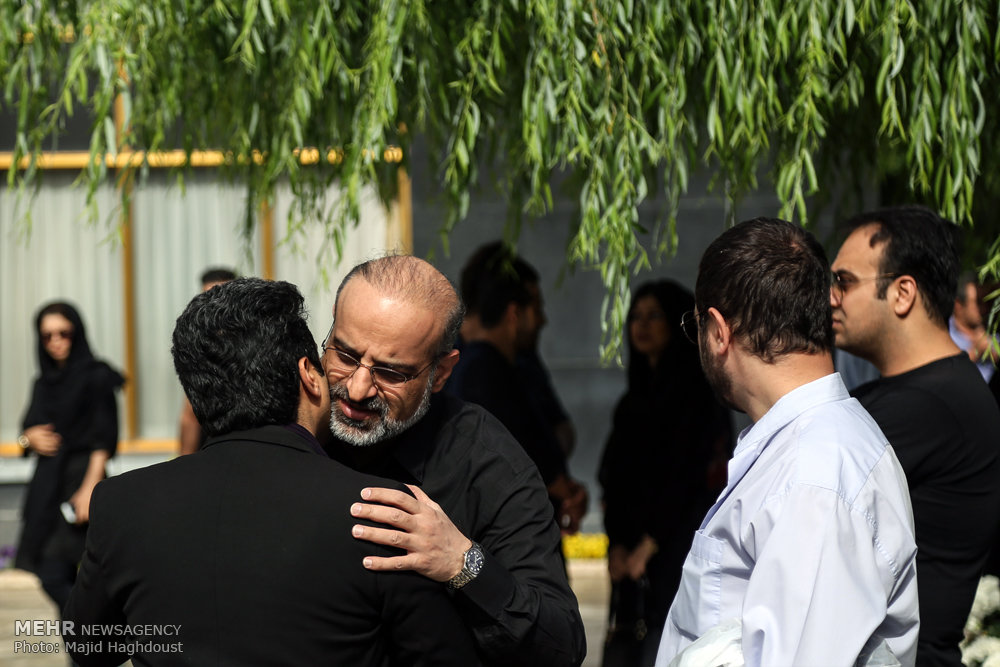 مراسم تشییع پیکر شاهرخ پورمیامین