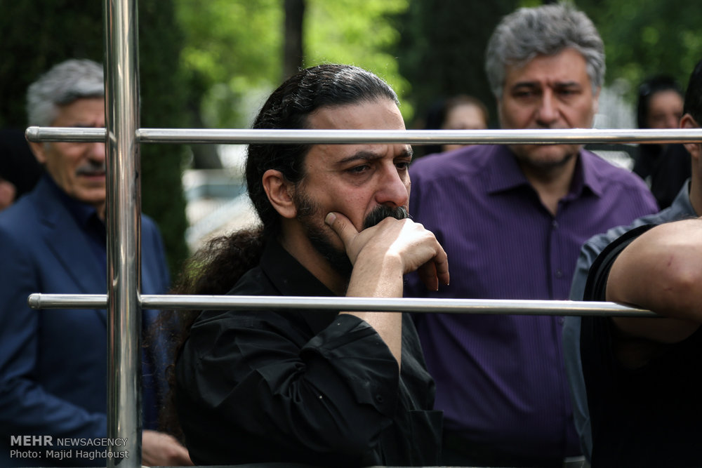 مراسم تشییع پیکر شاهرخ پورمیامین