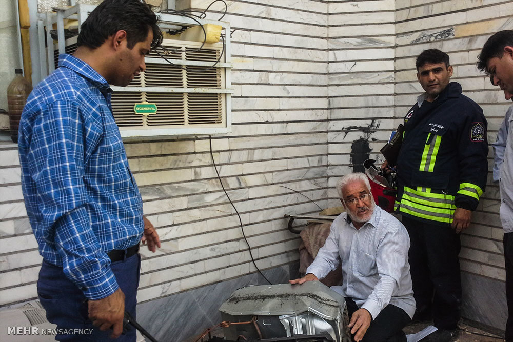 وقوع یک انفجار در منطقه منبع آب اهواز
