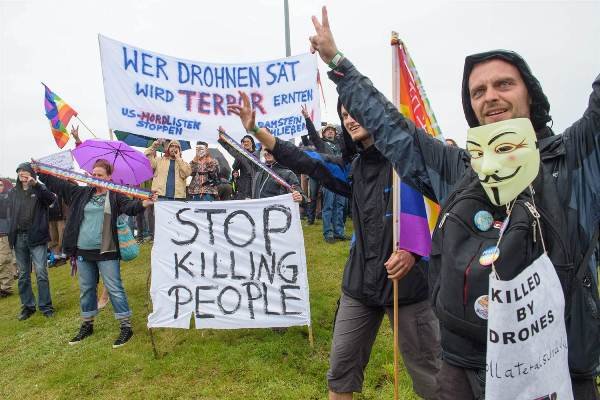 تظاهرات علیه پایگاه آمریکا در آلمان