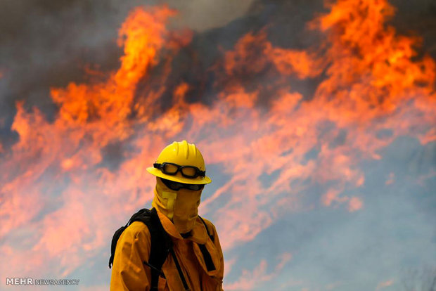 آتش سوزی های جدید در کالیفرنیا‎