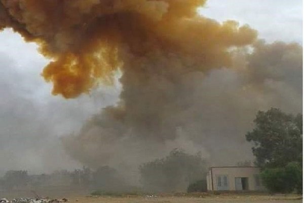 انفجار انبار مهمات در لیبی