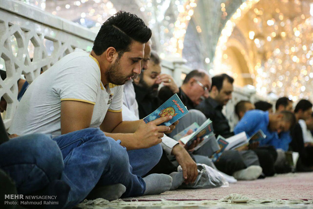 مراسم احیای شب نوزدهم ماه رمضان در حرم شاه عبدالعظیم الحسنی(ع)
