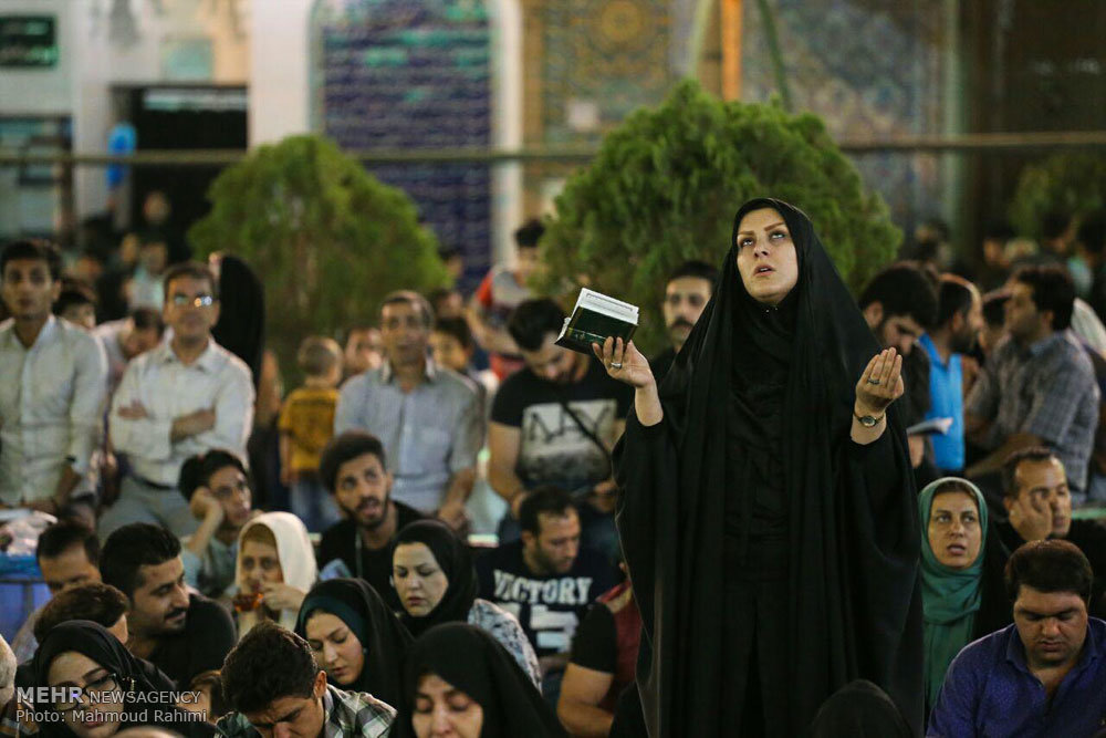 مراسم احیای شب نوزدهم ماه رمضان در حرم شاه عبدالعظیم الحسنی(ع)