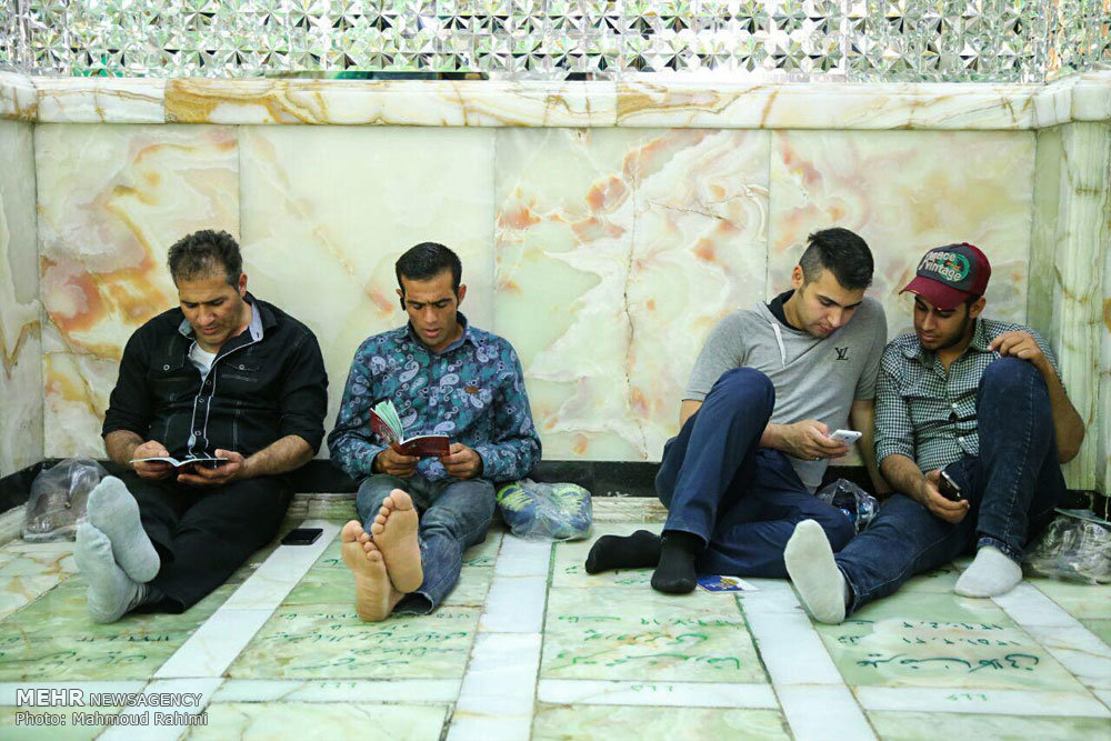 مراسم احیای شب نوزدهم ماه رمضان در حرم شاه عبدالعظیم الحسنی(ع)