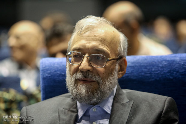 بزرگداشت شهدای هفتم تیر با حضور محمدجواد لاریجانی دبیر ستاد حقوق بشر قوه قضائیه