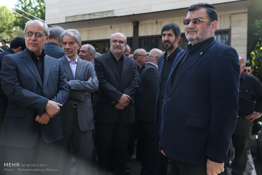 تشییع پیکر مرحوم علی دادمان