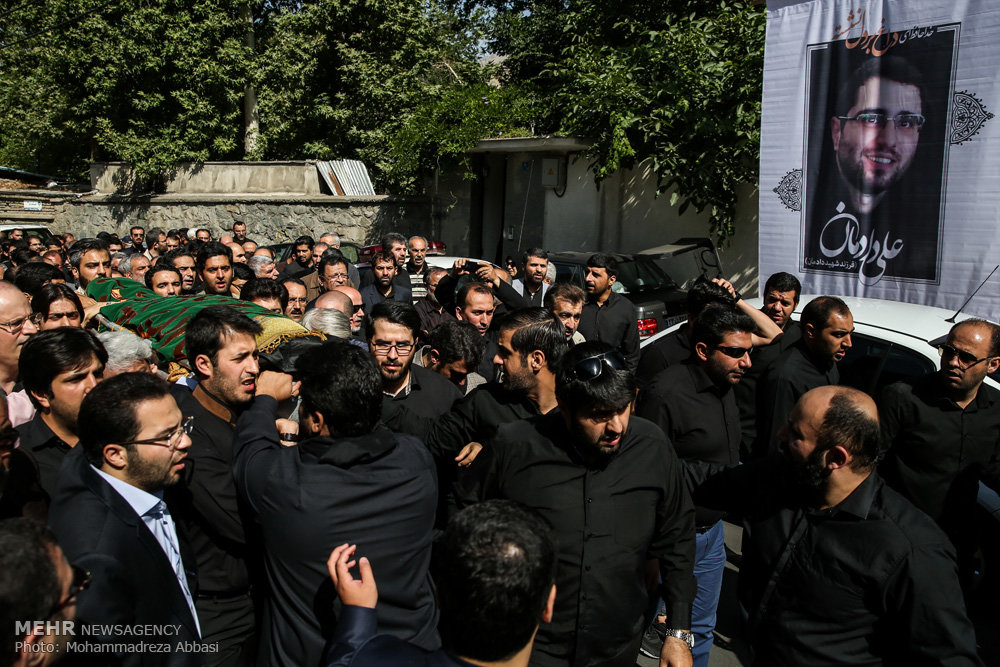 تشییع پیکر مرحوم علی دادمان