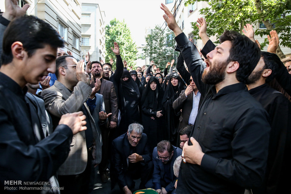 تشییع پیکر مرحوم علی دادمان