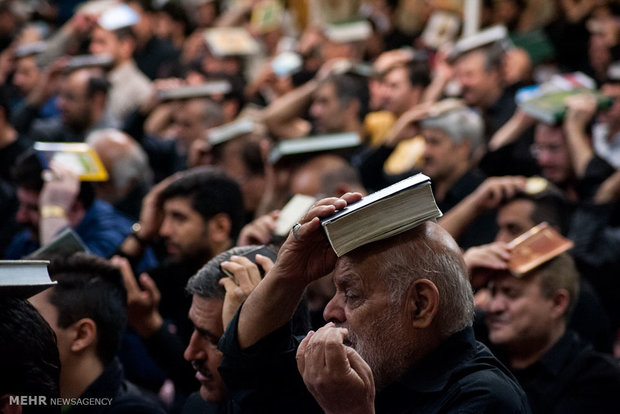 مراسم احیای شب بیست و سوم ماه رمضان در مسجد گوهردشت کرج