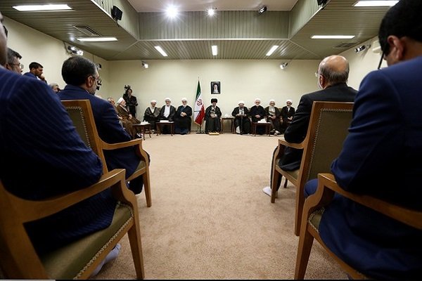 رئیس و مسئولان قوه قضائیه با رهبر معظم انقلاب اسلامی دیدار کردند