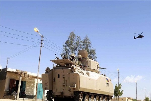 کشته شدن ۱۴ مصری در چندین عملیات تروریستی در منطقه سینا