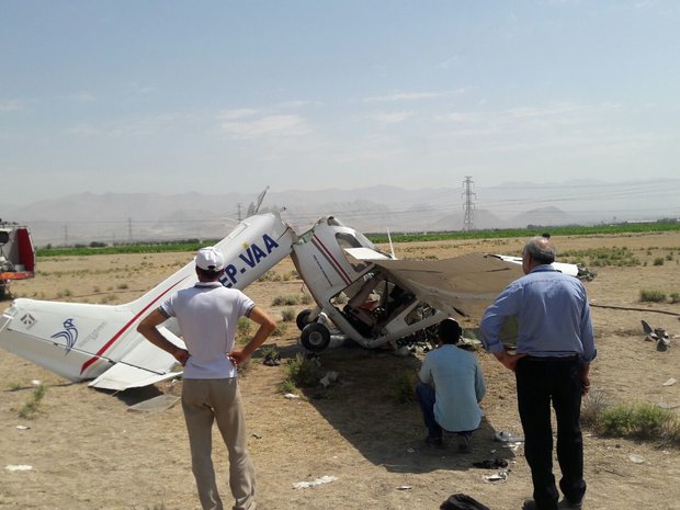 سقوط هواپیمای آموزشی 