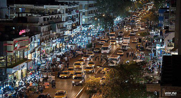 منطقه کراده قبل از انفجار تروریستی