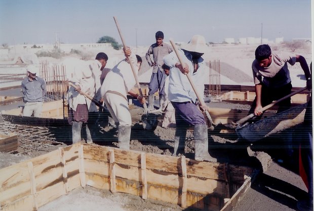 کارگران ساختمانی