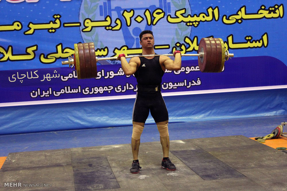 رکوردگیری تیم ملی وزنه برداری المپیک