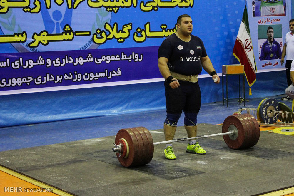 رکوردگیری تیم ملی وزنه برداری المپیک