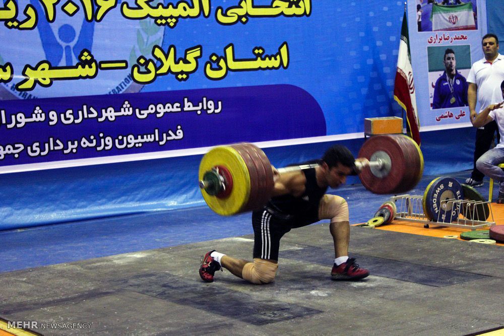 رکوردگیری تیم ملی وزنه برداری المپیک
