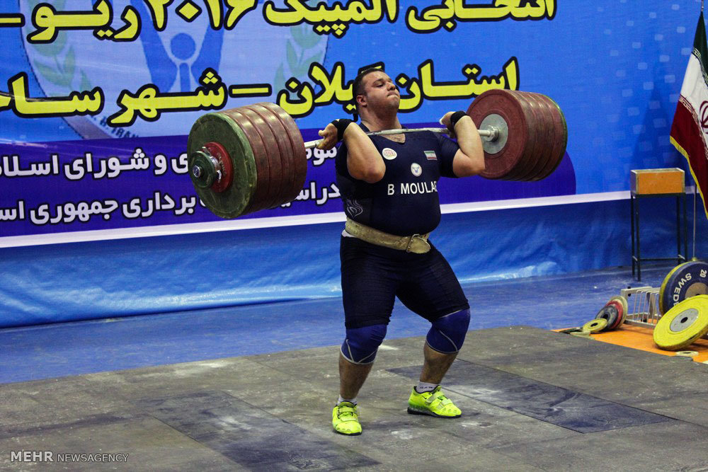 رکوردگیری تیم ملی وزنه برداری المپیک