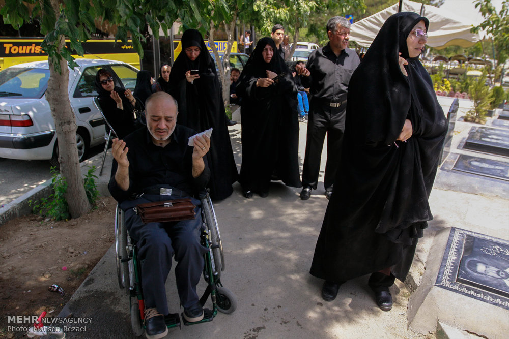 تشییع پیکر مادر شهید مفقودالاثرحسن پوری محمد