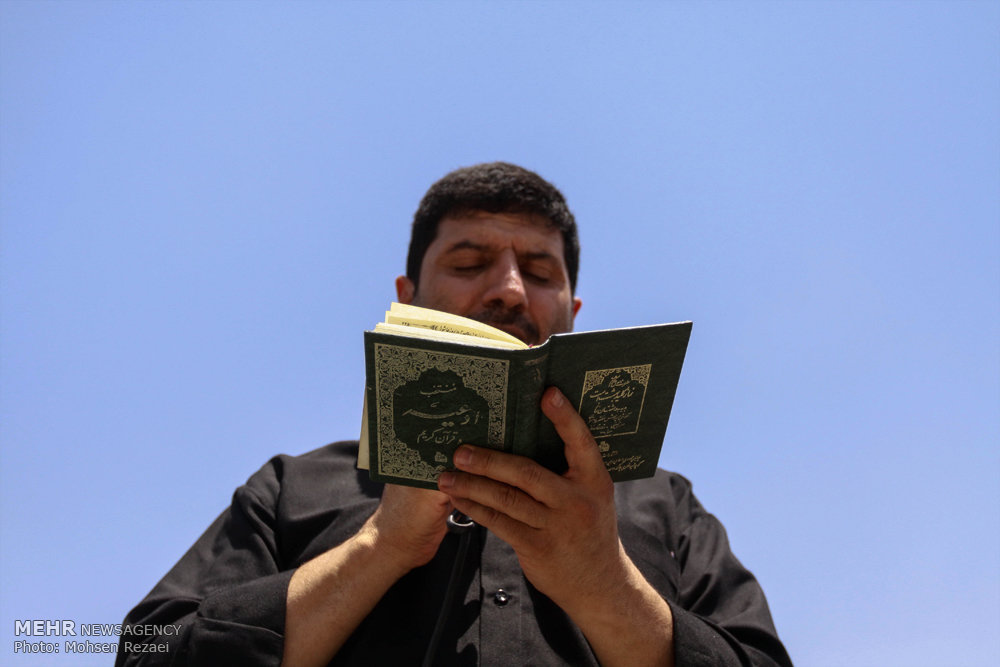 تشییع پیکر مادر شهید مفقودالاثرحسن پوری محمد