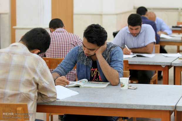 حال و هوای کتابخانه ها ی گرگان در آستانه کنکور95