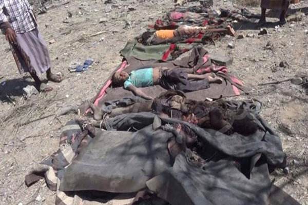 حملات جنگنده های سعودی به یمن
