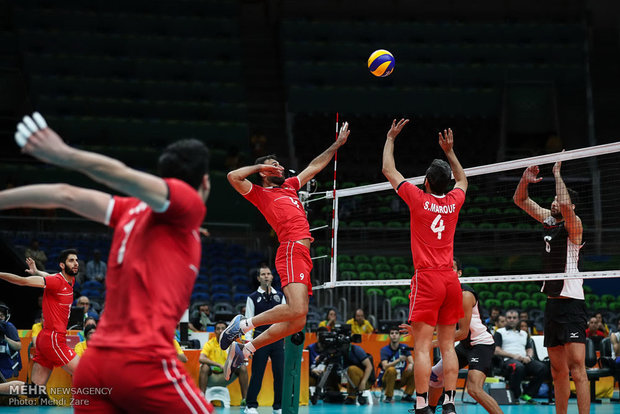 دیدار تیم ملی والیبال ایران و مصر در المپیک 2016 ریو