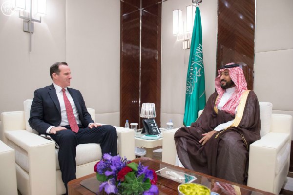 دیدار جانشین ولیعهد سعودی با نماینده رئیس‌جمهوری آمریکا