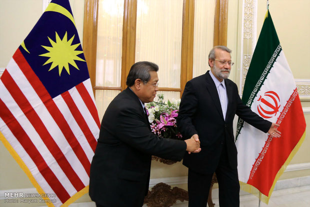 دیدار روسای مجلس ایران و مالزی