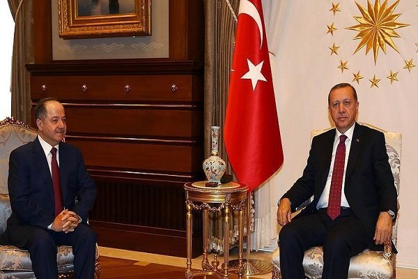 بارزانی و اردوغان