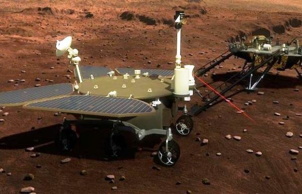 چین مریخ نورد به فضا پرتاب می کند