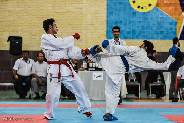 مسابقات کاراته قهرمانی کشور سبک شیتوریو در شیراز