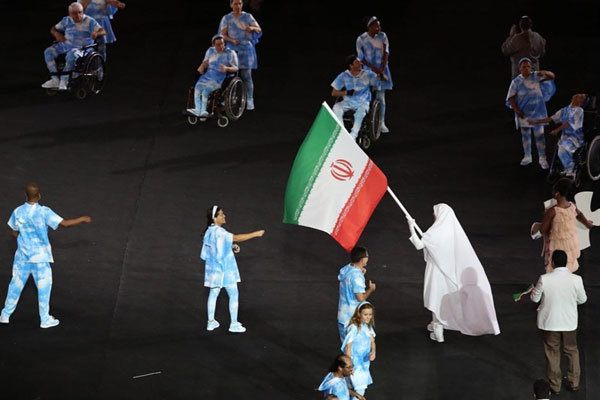 مراسم افتتاحیه پارالمپیک ریو - پرچمدار ایران