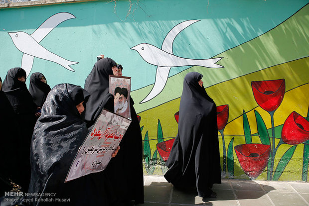 راهپیمایی نمازگزاران در محکومیت جنایات آل سعود