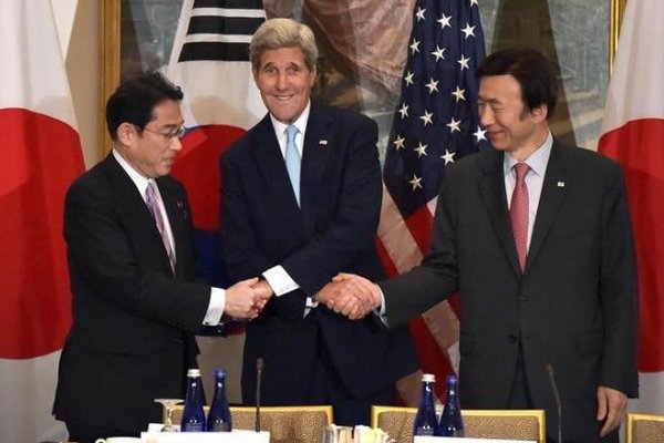وزیران خارجه آمریکا، ژاپن و کره