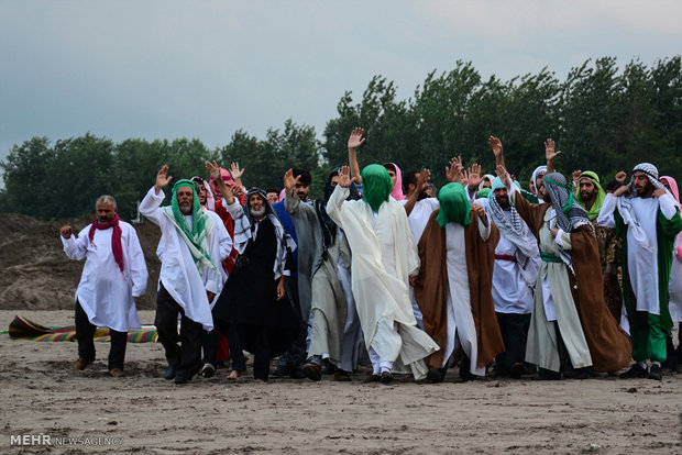 بازسازی واقعه غدیر خم در رودسر گیلان