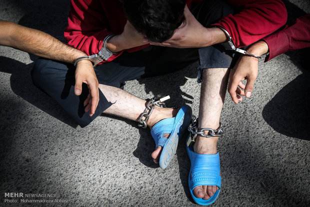 دستگیری 100 سارق سابقه دار در تهران 