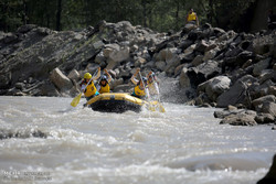 مسابقات قهرمانی رفتینگ در رودخانه هراز