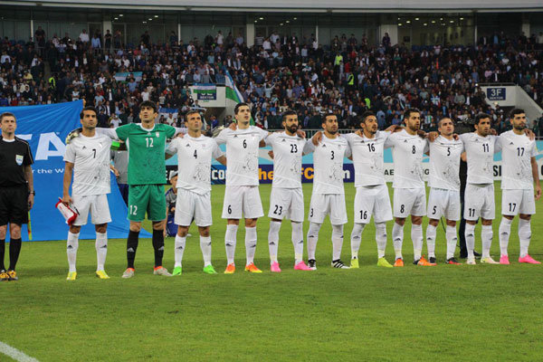 دیدار تیم ملی فوتبال ایران و ازبکستان