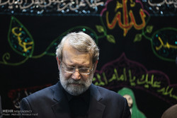 حضور رئیس مجلس شورای اسلامی در مراسم عزاداری ایام محرم