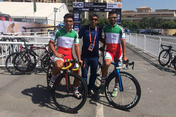 محمد گنج خانلو عضو تیم ملی دوچرخه سواری