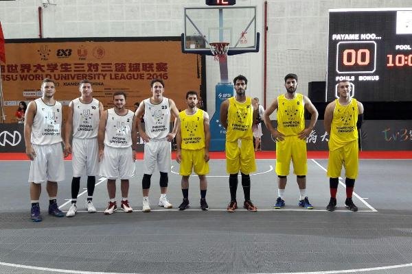بسکتبال دانشجویان جهان - تیم ایران و آمریکا