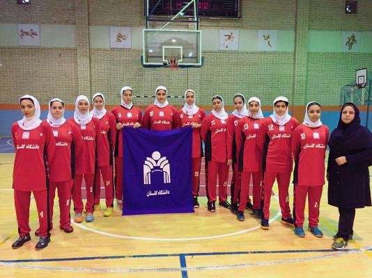 تیم بسکتبال بانوان دانشگاه گلستان