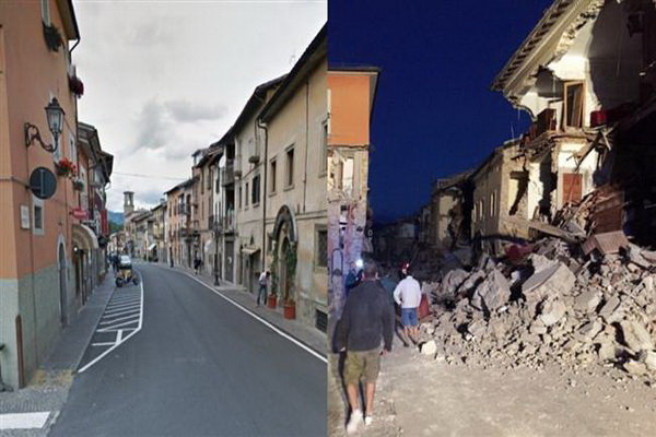 زلزله ایتالیا