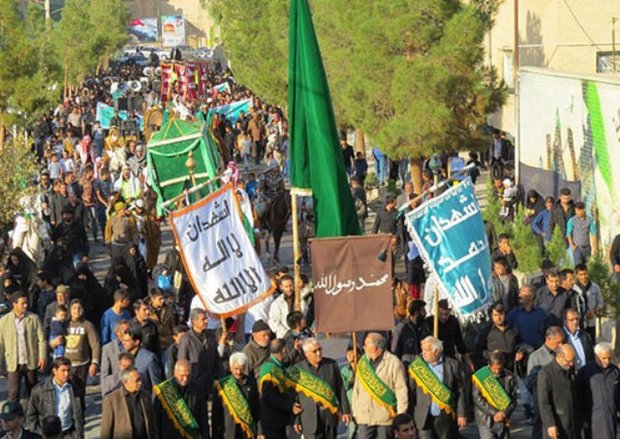 كاروان نمادين امام رضا در ابركوه