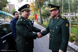 دیدار وزیر دفاع جمهوری خلق چین با وزیر دفاع ایران