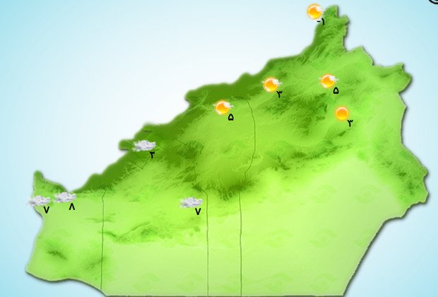 هواشناسی استان سمنان 30آبان ماه 