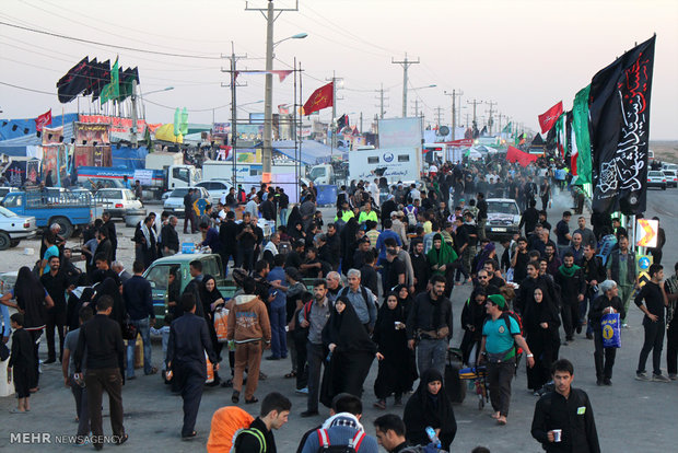 شور حسینی پایان ندارد؛ مرزهای خوزستان رنگ و بوی اربعین گرفت 3 پایگاه خبری ججین پایگاه خبر ججین