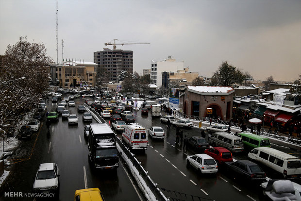  بارش برف در تهران